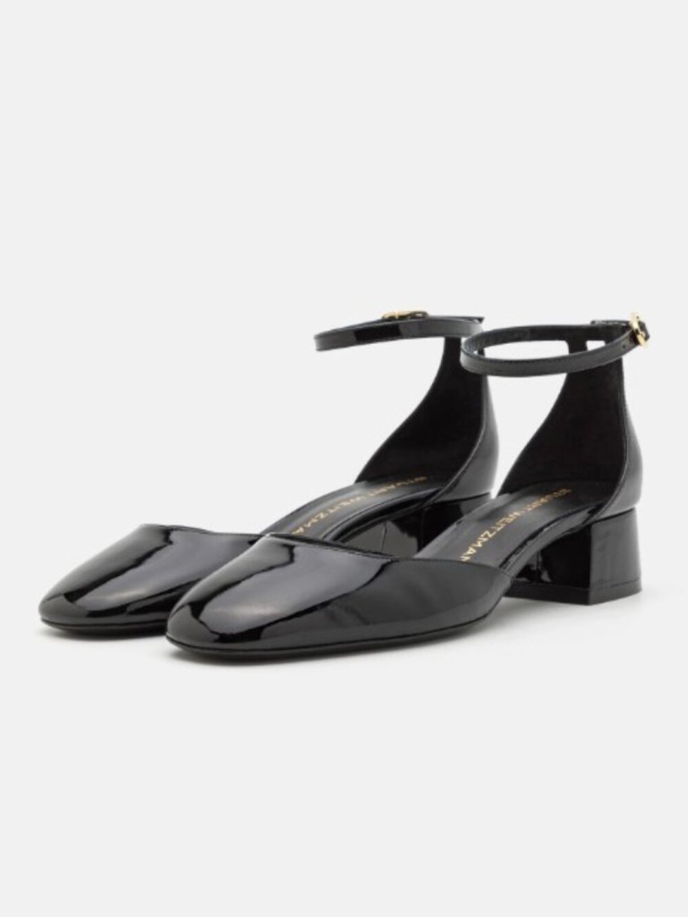 100% Auth NWT Stuart Weitzman Bria Mary Jane Black Pumps 35MM 8.5